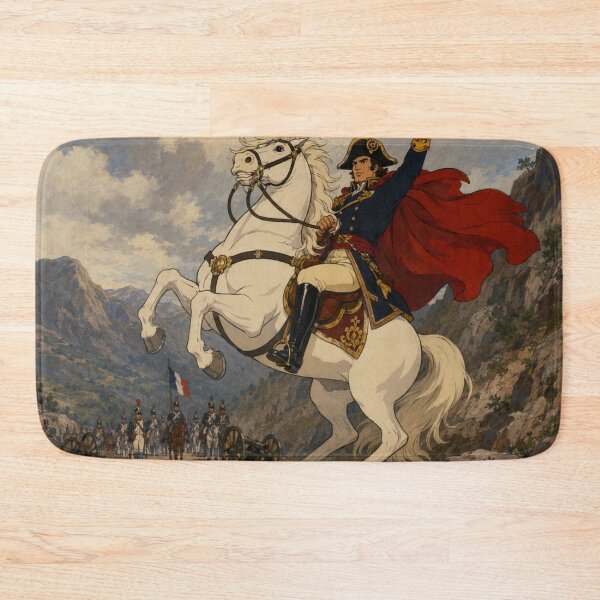 Item preview, Epic Emperor on White Horse Vintage Historical Art designed and sold by  Hollow Moon Studios..