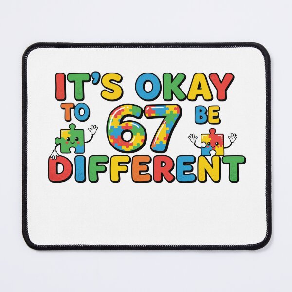 Item preview, its okay to be different 6 7 autism rainbow different kid art designed and sold by ArtDesignTp.