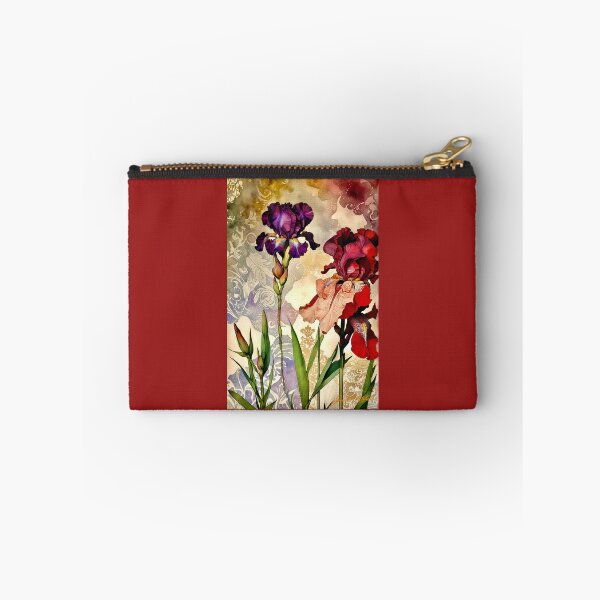 Item preview, Iris..Red and Burgundy.. designed and sold by ©Janis Zroback.