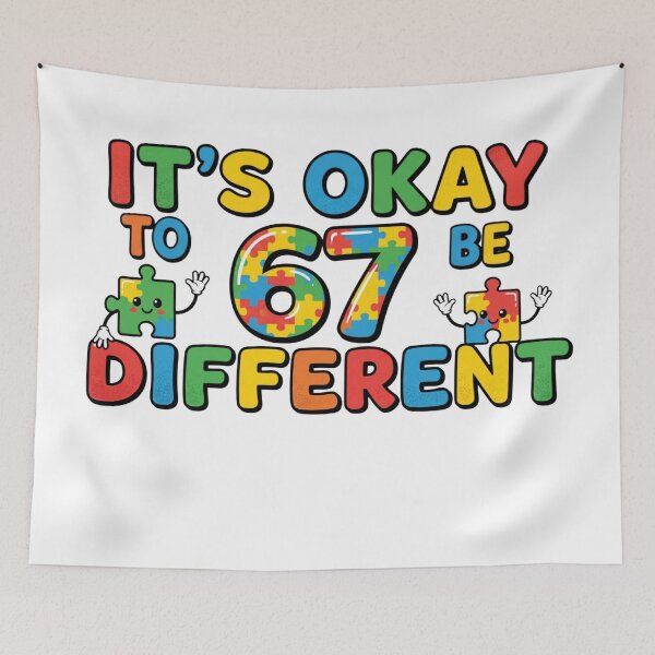 Item preview, autism rainbow different kid art designed and sold by ArtDesignTp.