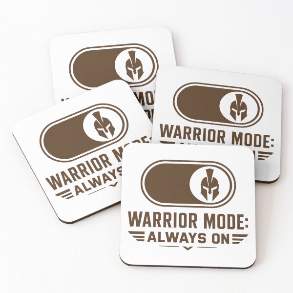 Item preview, Warrior Mode Always On – Modern Motivation Streetwear Tee designed and sold by ZorviqueStudio.