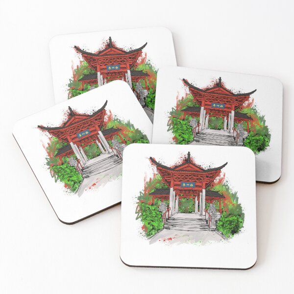 Item preview, Chinese Reconciliation Park Tacoma WA - Bold Cultural Landmark Graphic designed and sold by Urban Muse And Sultry Hues.