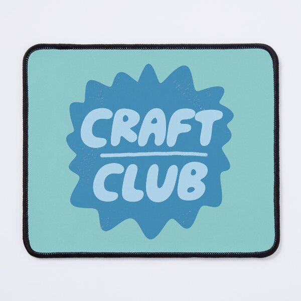 Item preview, Craft Club Badge (Blue) designed and sold by yellowflowerhut.