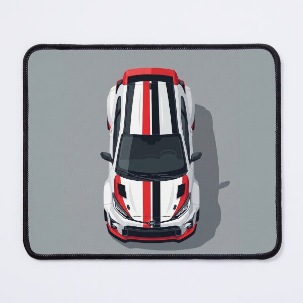 Item preview, Toyota GR Yaris Gazoo Racing Stripes Top View Vector Art designed and sold by Motorline44.