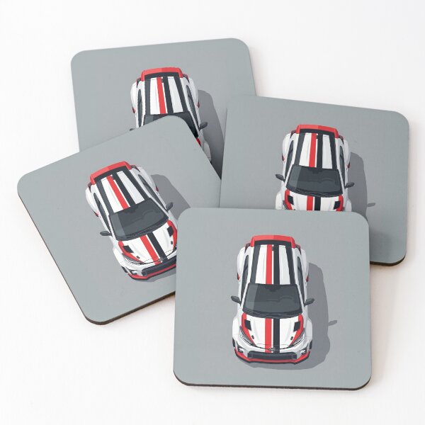 Item preview, Toyota GR Yaris Gazoo Racing Stripes Top View Vector Art designed and sold by Motorline44.