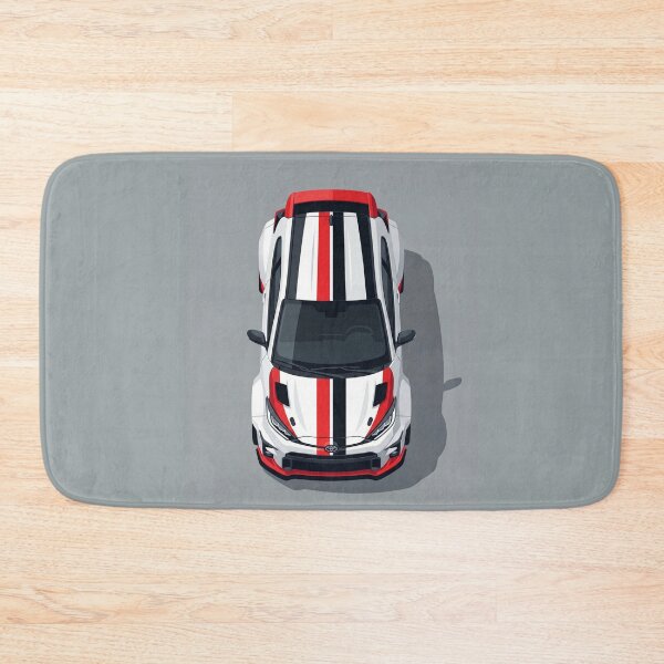 Item preview, Toyota GR Yaris Gazoo Racing Stripes Top View Vector Art designed and sold by Motorline44.