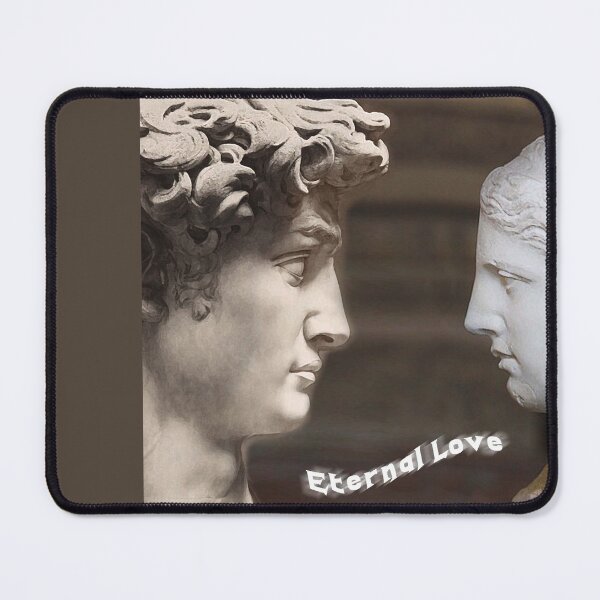 Item preview, Eternal Love - Sculptural Couple (Original Ink Drawing by ACCI) designed and sold by VanyssaGraphics.