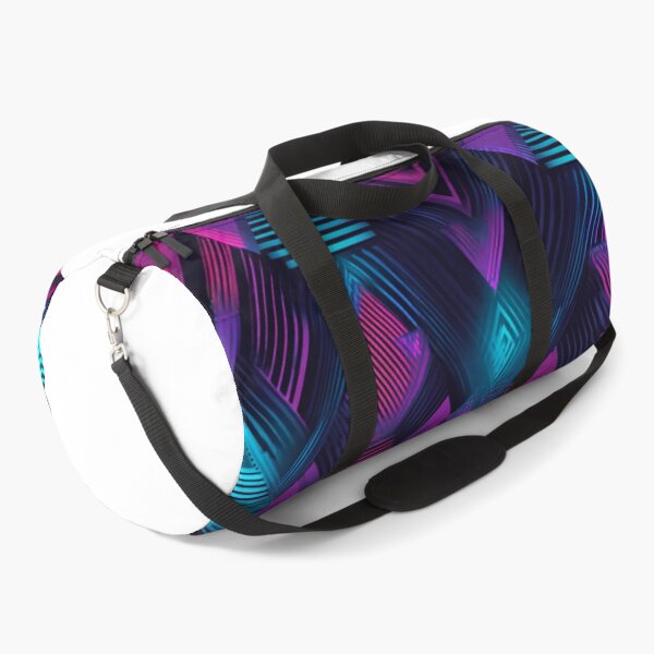 Item preview, Vibrant Geometric Abstract Neon Synthwave Pattern designed and sold by NicolasGlowArt.