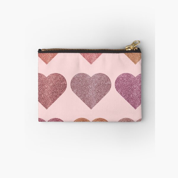 Item preview, Glitter hearts dark colors pink background  designed and sold by PinkDreams-.