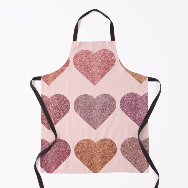 Item preview, Glitter hearts dark colors pink background designed and sold by PinkDreams-.