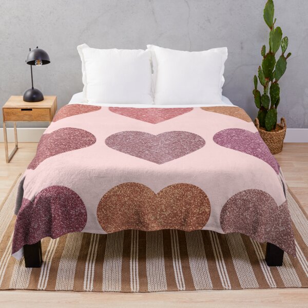 Item preview, Glitter hearts dark colors pink background  designed and sold by PinkDreams-.