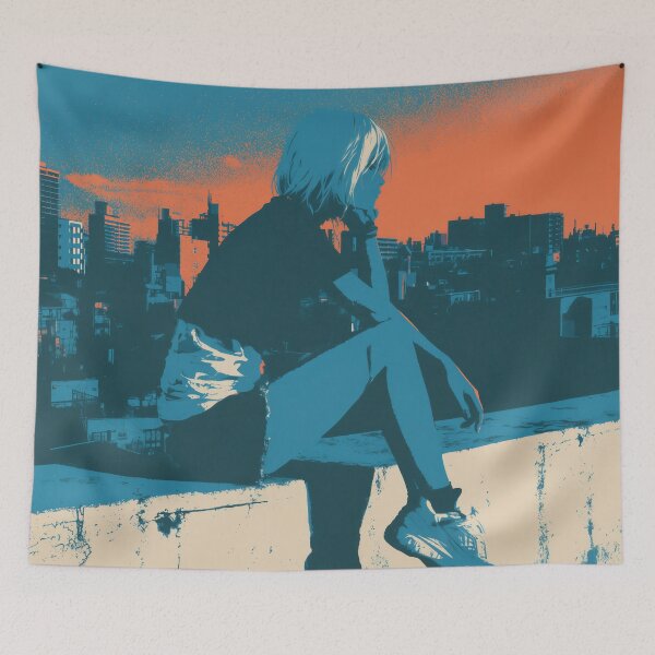 Item preview, Skyline of Quiet Defiance designed and sold by oanaunciuleanu.