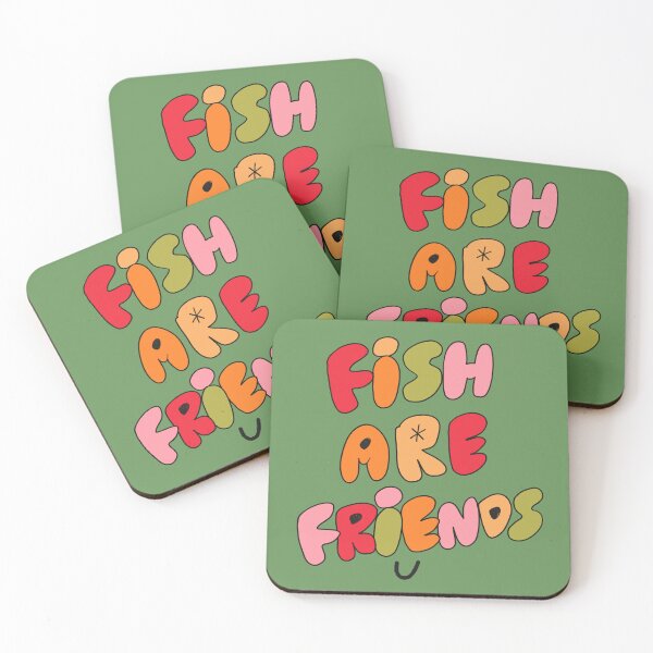 Item preview, Fish Are Friends (Green) designed and sold by yellowflowerhut.