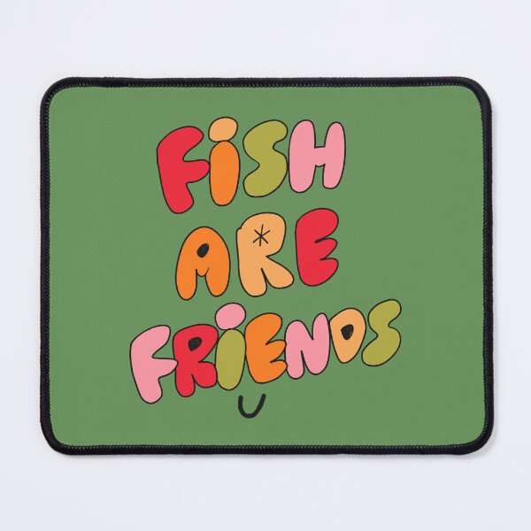 Item preview, Fish Are Friends (Green) designed and sold by yellowflowerhut.