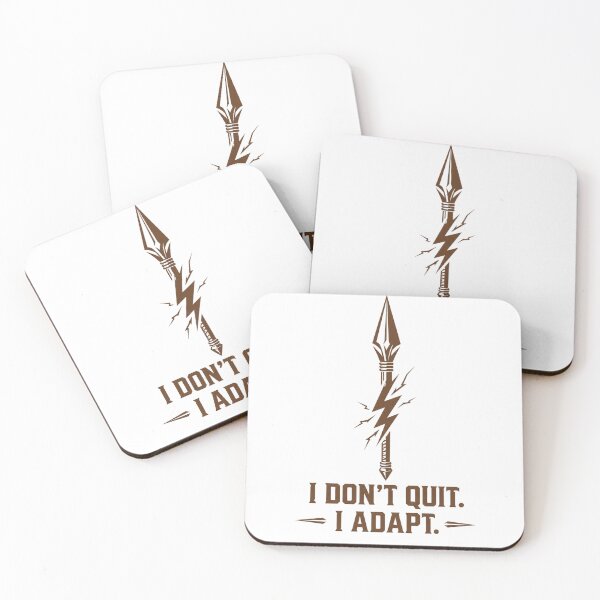 Item preview, I Don’t Quit I Adapt – Evolutionary Warrior Mindset T-Shirt designed and sold by ZorviqueStudio.
