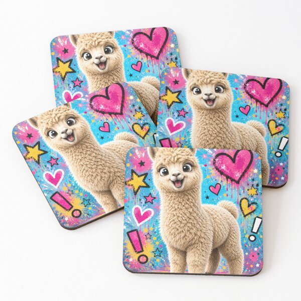 Item preview, Cute Alpaca Pop Art Explosion designed and sold by Rohan132.
