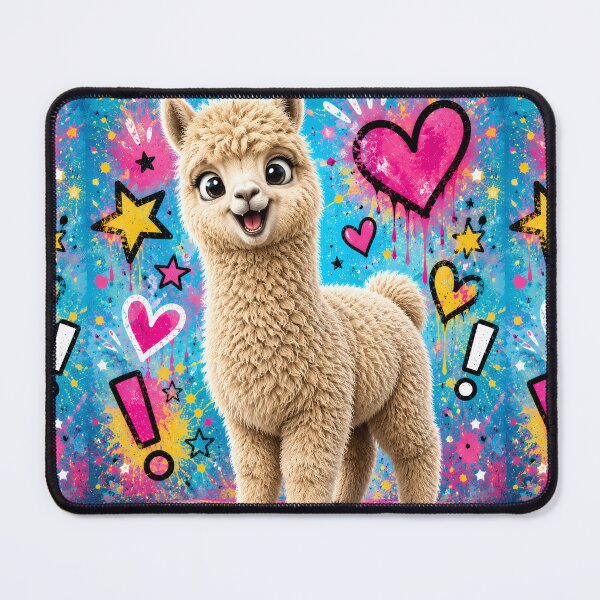 Item preview, Cute Alpaca Pop Art Explosion designed and sold by Pure Craft.