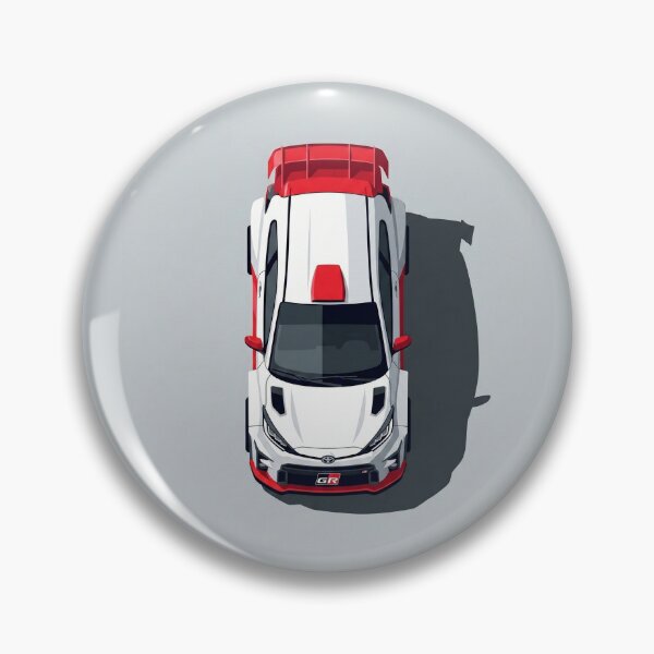 Item preview, Toyota GR Yaris Gazoo Racing Edition Top View Vector Art designed and sold by Motorline44.