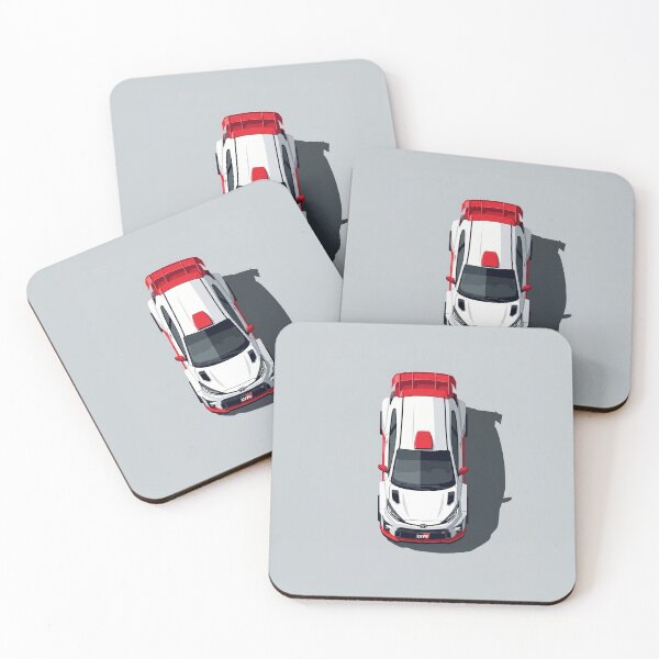 Item preview, Toyota GR Yaris Gazoo Racing Edition Top View Vector Art designed and sold by Motorline44.