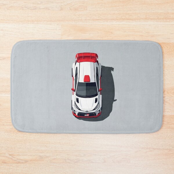 Item preview, Toyota GR Yaris Gazoo Racing Edition Top View Vector Art designed and sold by Motorline44.