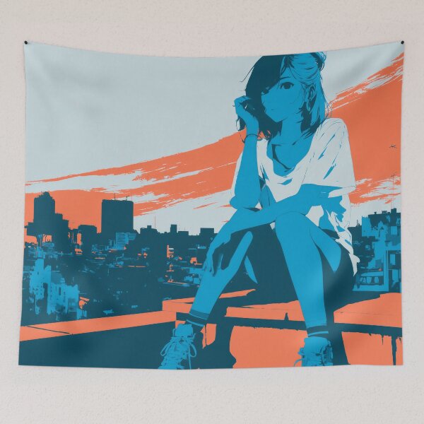 Item preview, Skyline of Quiet Defiance designed and sold by oanaunciuleanu.