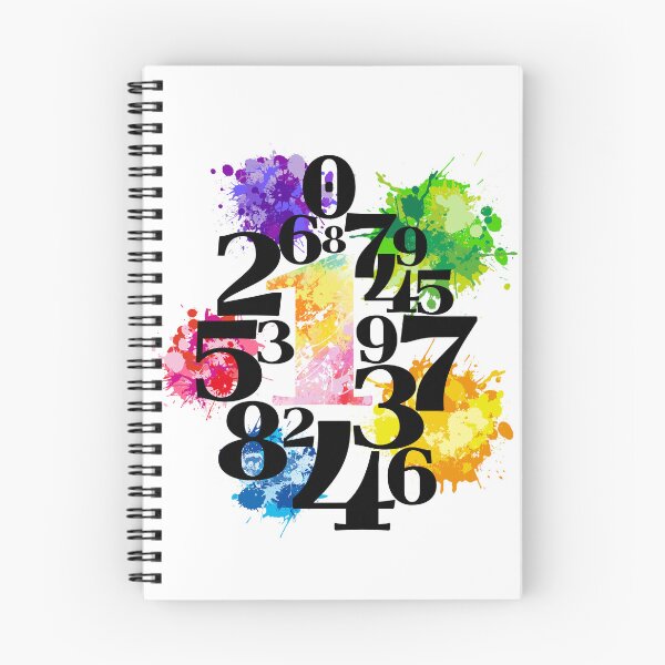 Item preview, Colorful Splash Numbers Pop Art Design designed and sold by HEROHIRO.