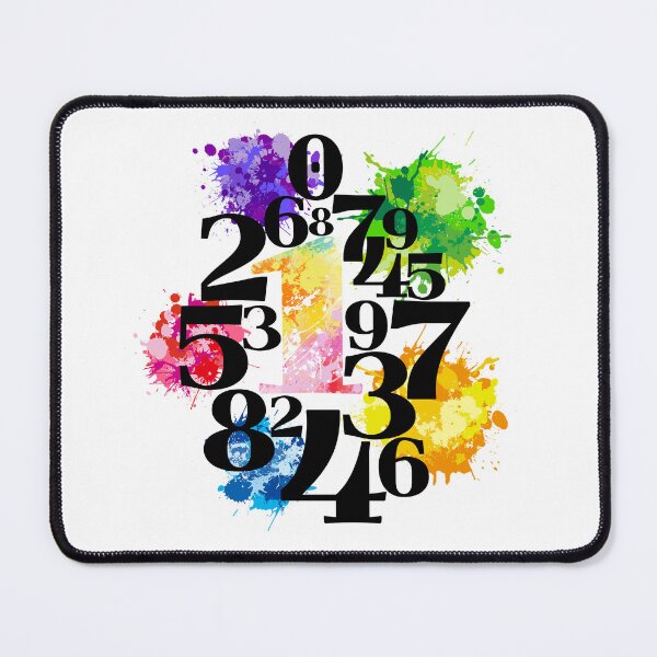 Item preview, Colorful Splash Numbers Pop Art Design designed and sold by HEROHIRO.