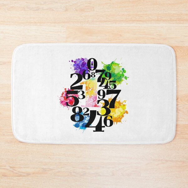 Item preview, Colorful Splash Numbers Pop Art Design designed and sold by HEROHIRO.