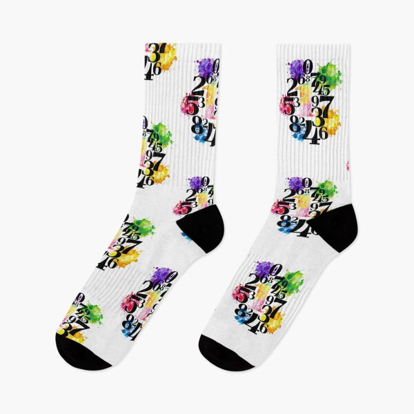 Item preview, Colorful Splash Numbers Pop Art Design designed and sold by HEROHIRO.