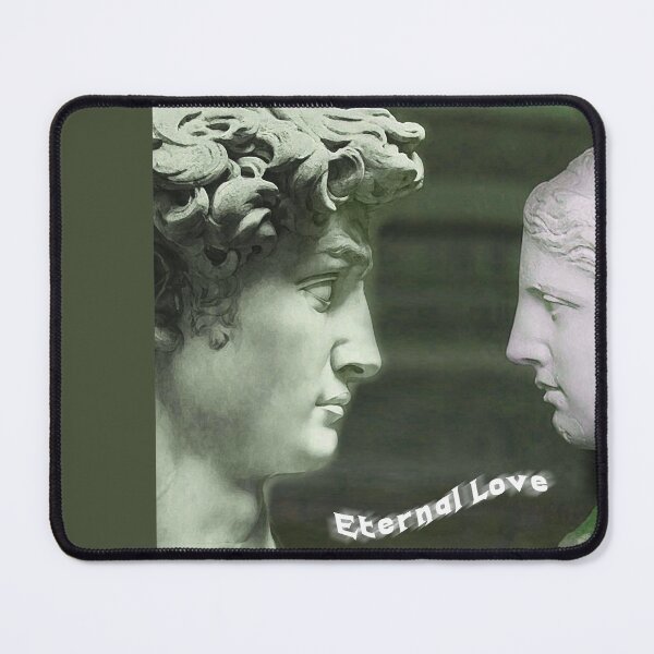Item preview, Eternal Love - Sculptural Couple (Original Ink Drawing by ACCI) designed and sold by VanyssaGraphics.