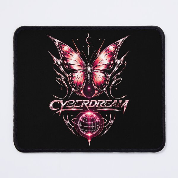 Item preview, Cyberdream Chrome Butterfly Cyberpunk Y2K Design designed and sold by Waldero.