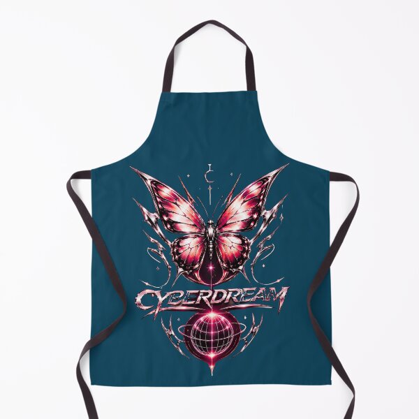 Item preview, Cyberdream Chrome Butterfly Cyberpunk Y2K Design designed and sold by Waldero.
