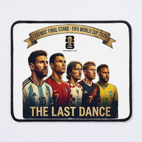 Item preview, The Last Dance – Football Legends World Cup 2026 Vintage Poster designed and sold by VladisWorld.