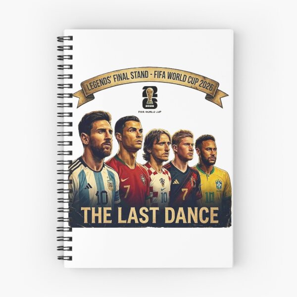 Item preview, The Last Dance – Football Legends World Cup 2026 Vintage Poster designed and sold by VladisWorld.