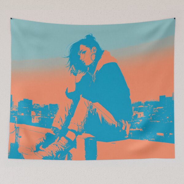 Item preview, Skyline of Quiet Defiance designed and sold by oanaunciuleanu.