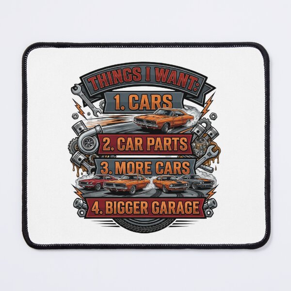 Item preview, retro garage mechanic car enthusiast designed and sold by ArtDesignTp.