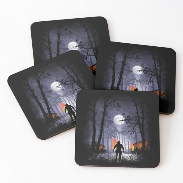 Item preview, Wild West Midnight - Cowboy Campfire Silhouette Art designed and sold by MrGlayga.