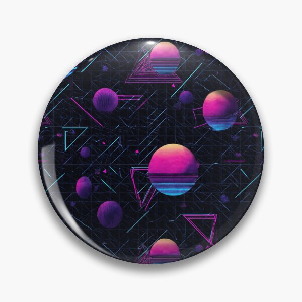 Item preview, Retro Synthwave 80s Grid Geometric Pattern Art designed and sold by NicolasGlowArt.