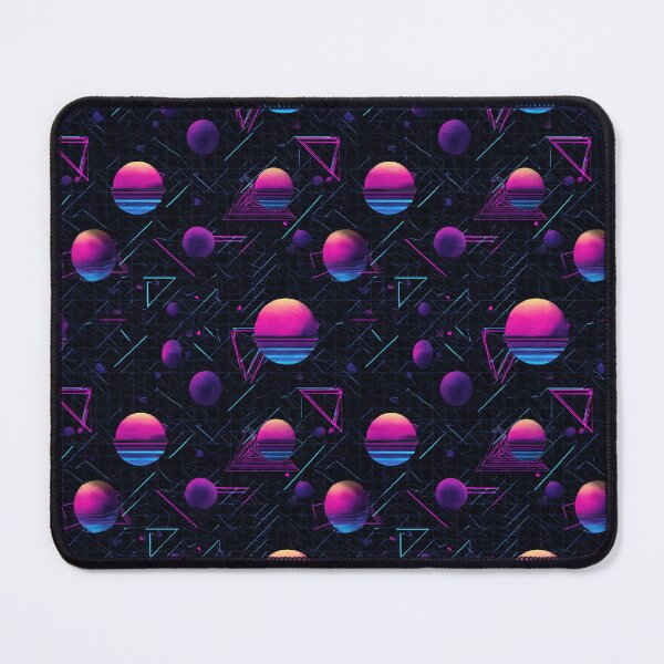 Item preview, Retro Synthwave 80s Grid Geometric Pattern Art designed and sold by NicolasGlowArt.