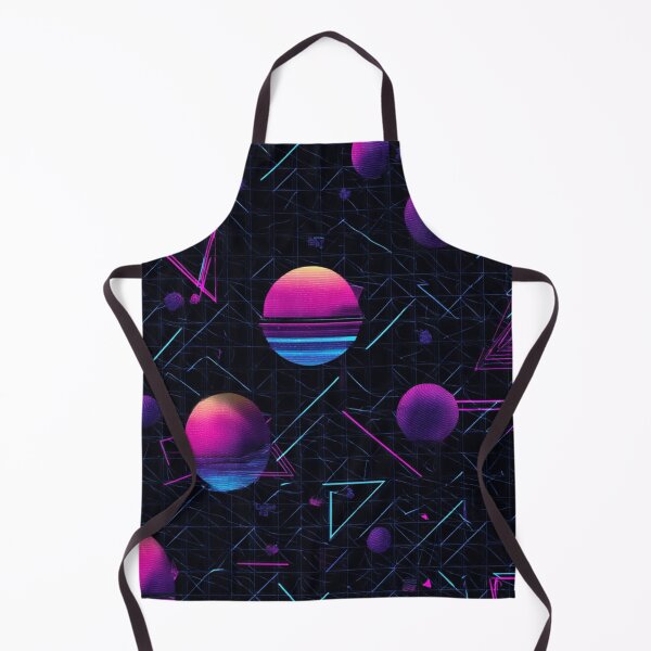 Item preview, Retro Synthwave 80s Grid Geometric Pattern Art designed and sold by NicolasGlowArt.