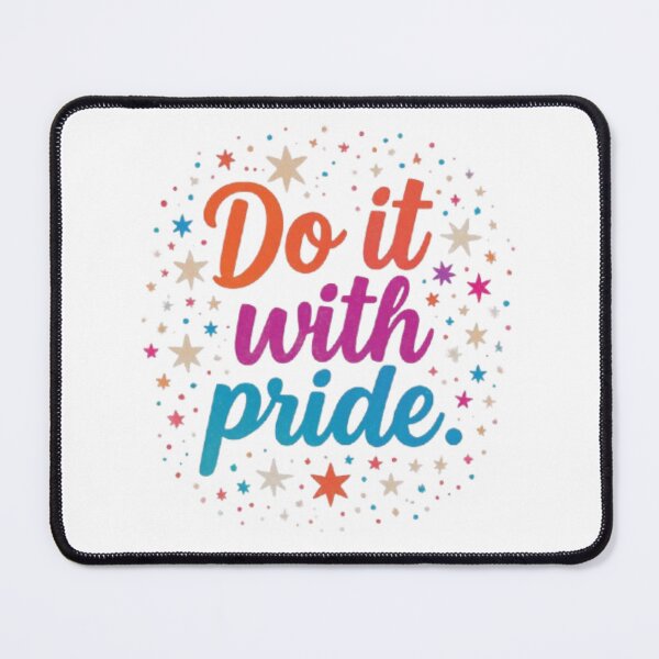 Item preview, Do It With Pride Inspirational Retro Starburst Graphic designed and sold by Miheerala.