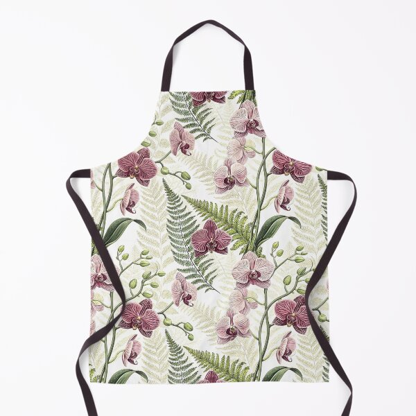 Item preview, Elegant Orchid Fern Botanical Pattern designed and sold by Storybook Botanica.