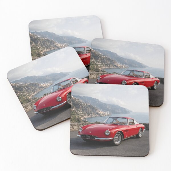 Item preview, Red Vintage Italian Sports Car Amalfi Coast Classic Car Art designed and sold by LoveNurseries.