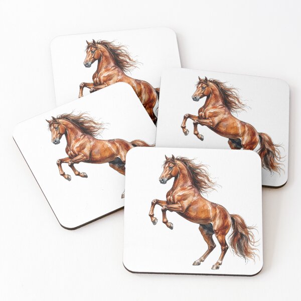 Item preview, Majestic Chestnut Rearing Horse designed and sold by Rutvain.