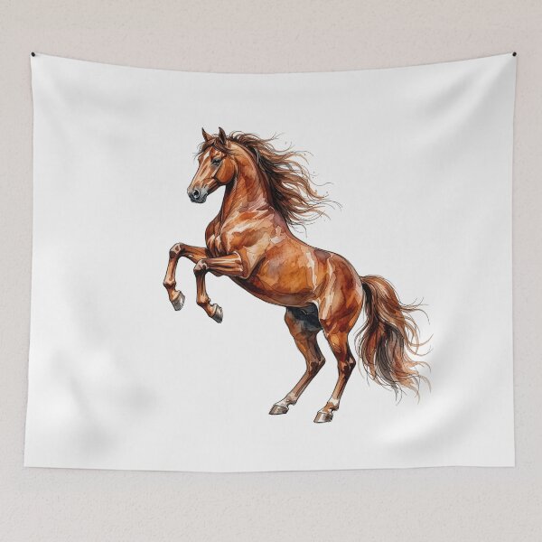 Item preview, Majestic Chestnut Rearing Horse designed and sold by Rutvain.