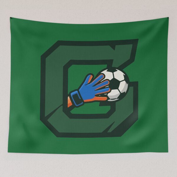 Item preview, Goalkeeper Goal Football Monogram G designed and sold by xmoudx.