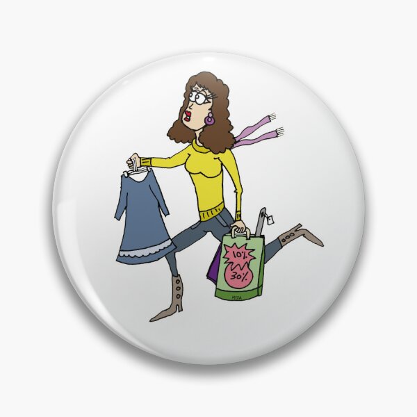 Item preview, Sale Therapy – Funny Shopaholic Girl Fashion Meme Art designed and sold by MyxaART.