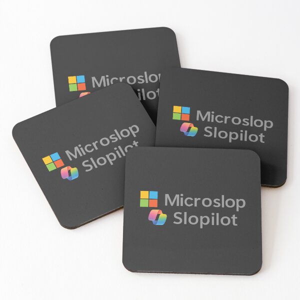 Item preview, Microslop Slopilot Corporate AI Bloatware AI Slop T-Shirt designed and sold by thegreat-batsby.