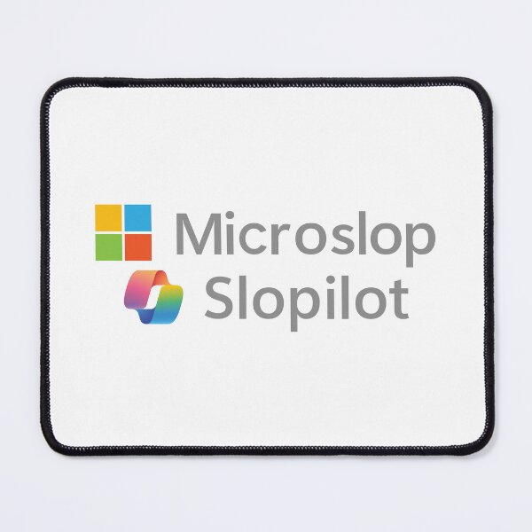 Item preview, Microslop Slopilot Corporate AI Bloatware AI Slop T-Shirt designed and sold by thegreat-batsby.