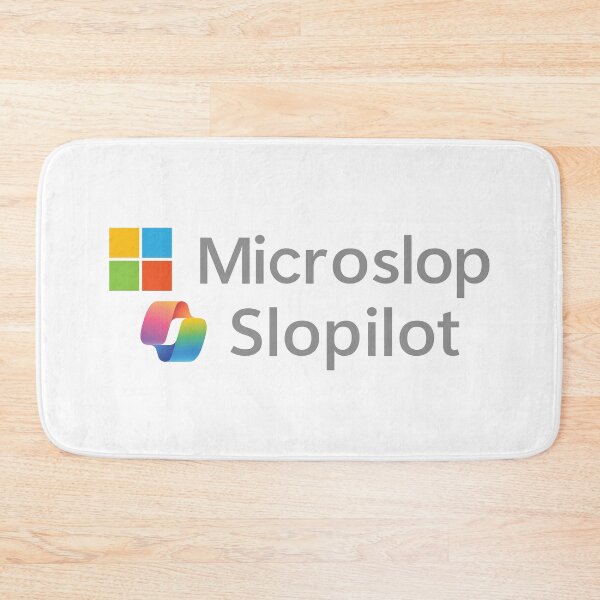 Item preview, Microslop Slopilot Corporate AI Bloatware AI Slop T-Shirt designed and sold by thegreat-batsby.